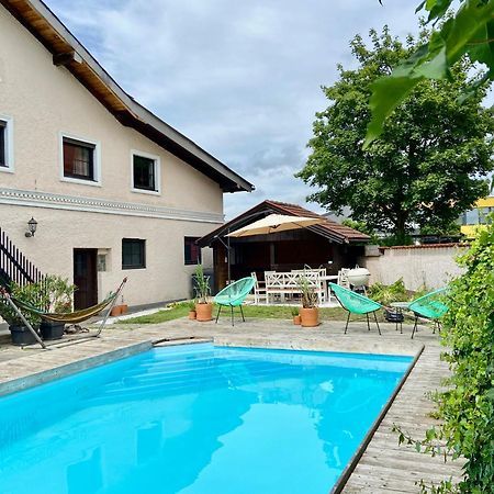 Baeckerhaus - Wohnung Mit Pool Und Garten Гмунден Екстериор снимка