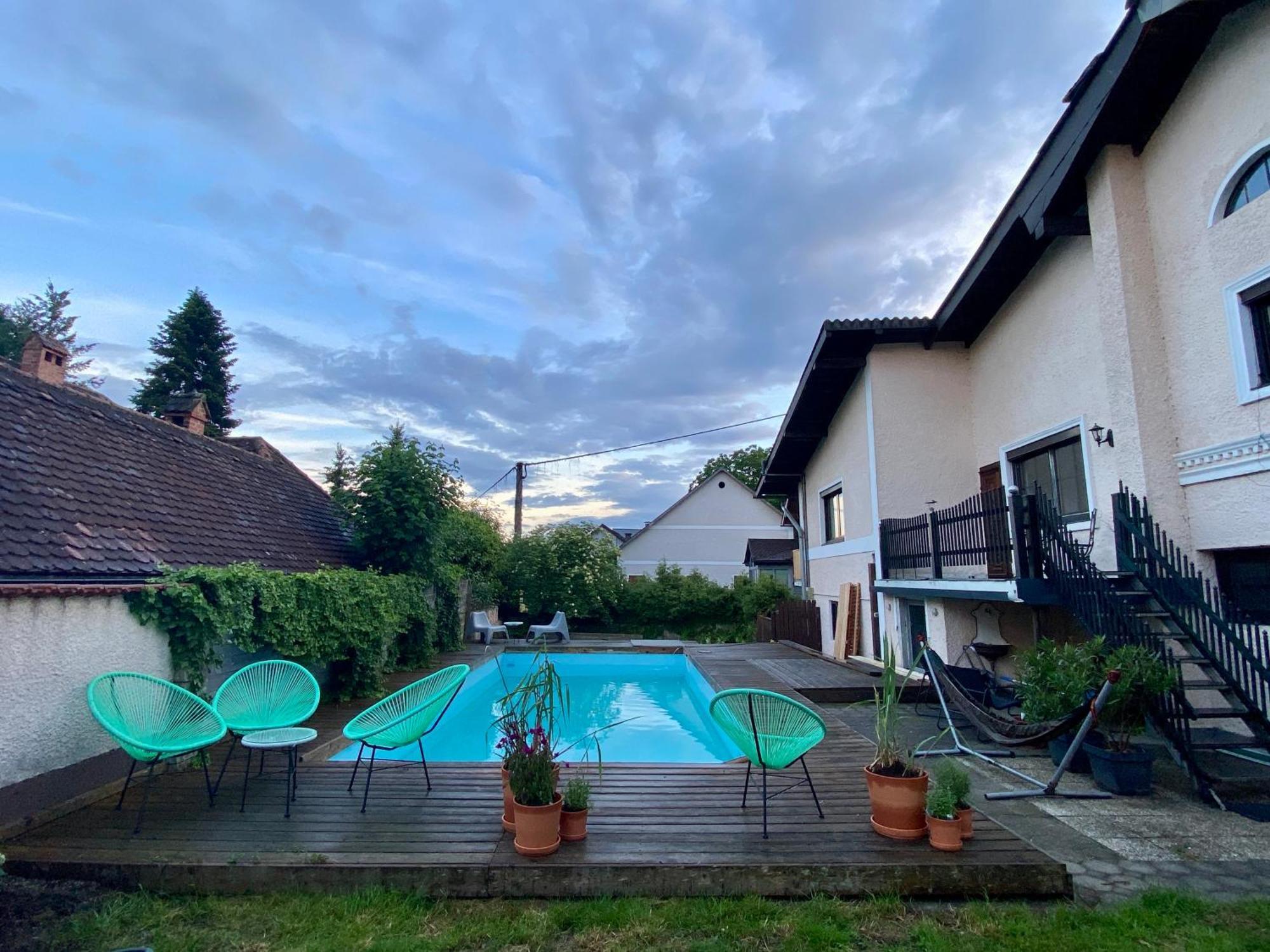 Baeckerhaus - Wohnung Mit Pool Und Garten Гмунден Екстериор снимка